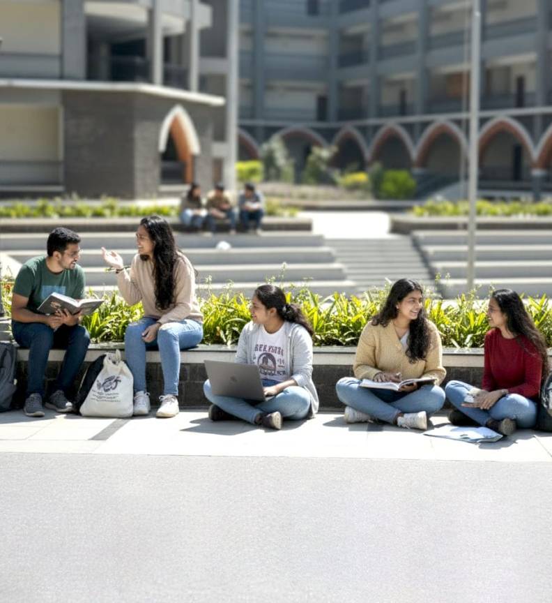 Students on campus